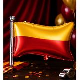 Dodomar 1905 Sarı Kırmızı Bayrak Folyo Balon 71x50 CM Taraftar Parti Dekorasyonu