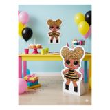 DODOMAR 35x24 Cm – Ayaklı Pano LOL Bebek Queen Bee Çift Taraflı Bantlı Masa ve Duvar Süsü