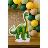 Dodomar Ayaklı pano Sevimli Dino Temalı 36x28cm Doğum Günü Masa Dekoru Çocuk Odası Süsü