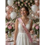 Dodomar Bride To Be Pembe Gold Yazılı Gelin Kuşağı Bekarlığa Veda Parti Aksesuarı