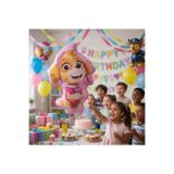 DODOMAR Folyo Balon Paw Patrol Skye 48x70 cm Doğum Günü Parti Süsleme Balonu Çocuk Konsept