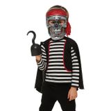 Dodomar Halloween Cadılar Bayramı Maske Kuru Kafa Korsan Bandanalı Korku Maskesi