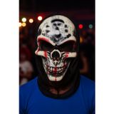 Dodomar Halloween Maske Plastik Kuru Kafa arkası tüllü