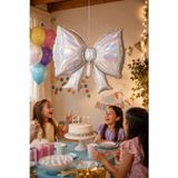 Dodomar Hologramlı Fiyonk Folyo Balon 92x58 cm Büyük Boy Parti Doğum Günü ve Kutlama Süsü