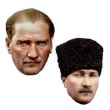 Dodomar Karton Maske ATATÜRK 6 LI