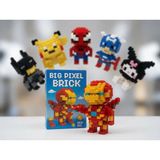 Dodomar LEGO Big Pixel Bricks 3D Demir Adam Büyük Boy Yapım Seti Dekoratif Koleksiyon Figürü