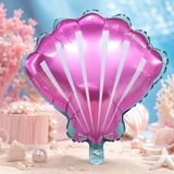 Dodomar Lila Pembe Deniz Kabuğu Folyo Balon 52x54 CM Doğum Günü Parti Süsü