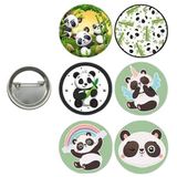 Dodomar Lisanslı Yaka çanta rozeti PANDA 6LI