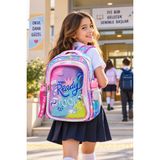 Dodomar Okul Sırt Çantası Party Pembe 3 Bölmeli Ortopedik Matara Cepli 42X30X15 cm