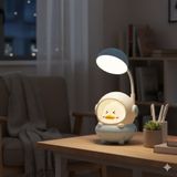 Dodomar Şarjlı LED Masa Lambası Kalemlikli - Çift Fonksiyonlu Masa Lambası