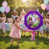 Dodomar Unicorn Akademi Pinyata 42 cm Sopalı Doğum Günü Parti Oyunu Şeker Doldurulabilir