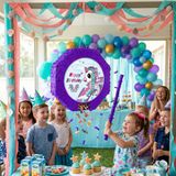 Dodomar Unicorn Deniz Atı Pinyata 42 cm Sopalı Doğum Günü Parti Oyunu Şeker Dolgulu