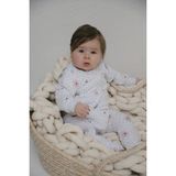 Dodo's Baby Organik Pamuk 2 Li Soft Ayıcık ve Pembe Ekose Kız Bebek Uyku Tulumu - 00-Beyaz - 9 - 12 Ay