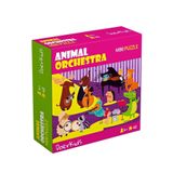Doer Kids 8257 Hayvan Orkestrası 40 Parça Renkli Mini Puzzle