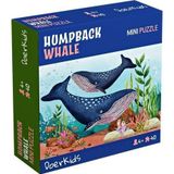 Doer Kids 8356 Kambur Balinalar 40 Parça Renkli Mini Puzzle