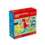 DoerKids Dinozorlar-Cretaceous Dönemi Eğitici- Öğretici Mini Puzzle | 40 Parça 3-7 Yaş