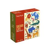 DoerKids Safari Vahşi Hayvanlar Mini Puzzle | 3-7 Yaş - 40 Parça