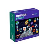 DoerKids Uzay Boşluğu Mini Puzzle | 40 Parça 3-7 Yaş