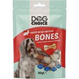 Dog Choice Tavşan Sargı Kalsiyum Kemiği Köpek Ödülü 80GR x 8 Paket