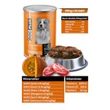 Dog Plus 24x395 gr Pate İçinde Et Parçacıklı Kuzu Etli ve Balkabaklı Yetişkin Köpek Konserve Yaş Mama