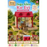 Doğa Ailesi Kır Evi Oyuncak Ev - Tavşan Ailesi Oyun Evi Tavşan Tatil Evi Sylvanian Evi