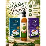 Doğa Deposu 3’lü Detox Paketi | Oolong Çayı, Doğal Fermente Detox Sirkesi, Detox Bitki Çayı - 500 ml