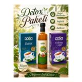 DOĞA DEPOSU 3’lü Detox Paketi | Oolong Çayı, Doğal Fermente Detox Sirkesi, Detox Bitki Çayı