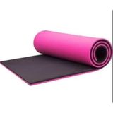 Doğa Kamp Pilates Matı Spor Matı Çift Taraflı Kalın Mat Kamp Minderi Pembe