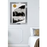 Doğa Manzara Gümüş Tek Parça Pleksi Tablo, 60 x 80, PT-075
