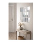 DOGA ONLINE Kare Ayna 8x8 cm – Pleksi Duvar Aynası Dekor (2’li Set)