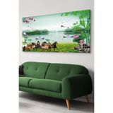 Doğadaki Atlar Kanvas-canvas Tablo, 120 x 65