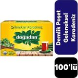 Doğadan 100 Adet Demlik Poşet Çay Geleneksel Karadeniz