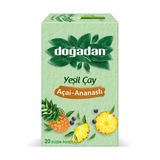 Doğadan 18'li Paket Ananas Açaili Yeşil Çay (12 adet)