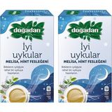 Doğadan 2 Adet Iyi Uykular Melisa ve Hint Fesleğeni Bitki Çayı 18'li Paket Ferahlatıcı Lezzet