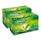 Doğadan 20'li 34 gr Yeşil Çay Sade Green Tea (20 adet)