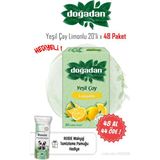 Doğadan 20'li 48 Al 44 Öde Limonlu Yeşil Çay ve Rosıe - Bitki Çayı