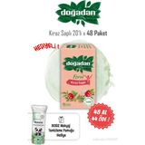 Doğadan 20'li Kiraz Saplı Form Çay 48 Al 44 Öde ve Rosie Pamuk - Bitki Çayı