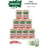 Doğadan 9 Paket Form Çilek & Yaban Mersini 18 Poşet ve Rosıe - Bitki Çayı