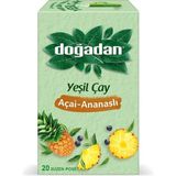 Doğadan Açaí ve Ananaslı Yeşil Çay 20 Adet Soğuk İçecek Sağlıklı Yaşam İçin