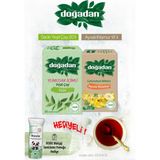 Doğadan Ayvalı Ihlamur ve Yeşil Çay Yumuşak Içim Poşet Çay ve Rosie Hediyeli - Bitki Çayı