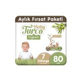 Doğadan Bebek Bezi 7 Numara Xxlarge 80 Adet