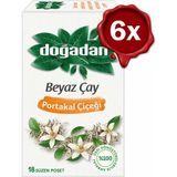 Doğadan Beyaz Çay Portakal Çiçeği x 6