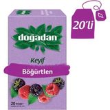 Doğadan Böğürtlenli Karışık Meyve Çayı 20'Li Poşet Doğal ve Katkısız Ferahlatıcı Lezzet - Bitki Çayı