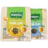 Doğadan Dökme Yeşil Çay Ananas 50 gr ve Bergamot 50 gr - 100 gr