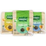 Doğadan Dökme Yeşil Çay Sade 60 Gr, Ananas 50 gr ve Bergamot 50 gr - 160 gr