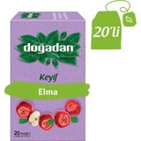 Doğadan Elma Çayı 20 Poşet Soğuk İçecek Olarak Tüketilebilen Yerli Üretim Bitki Çayı