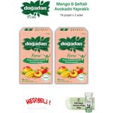 Doğadan Form Mango & Şeftali 18'li x 2 Adet ve Rosıe - Bitki Çayı
