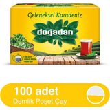 Doğadan Geleneksel Karadeniz 100'LÜK Demlik Poşet Çay (320 Gr)