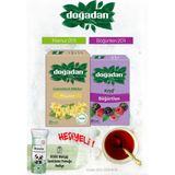 Doğadan Ihlamur ve Böğürtlenli Karışık Meyve Poşet Çay ve Rosie Hediyeli - Bitki Çayı