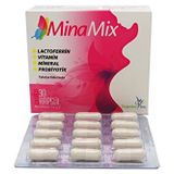 Doğadan İlaç MinaMix Lactoferrin Vitamin Mineral ve Probiyotik içeren takviye edici gıda